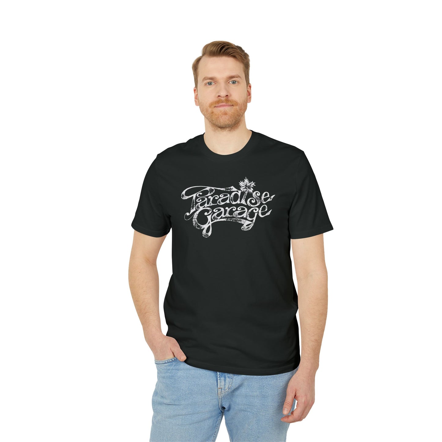 Paradise Garage T Shirt (Coton Bio Premium) Imprimé Vieilli
