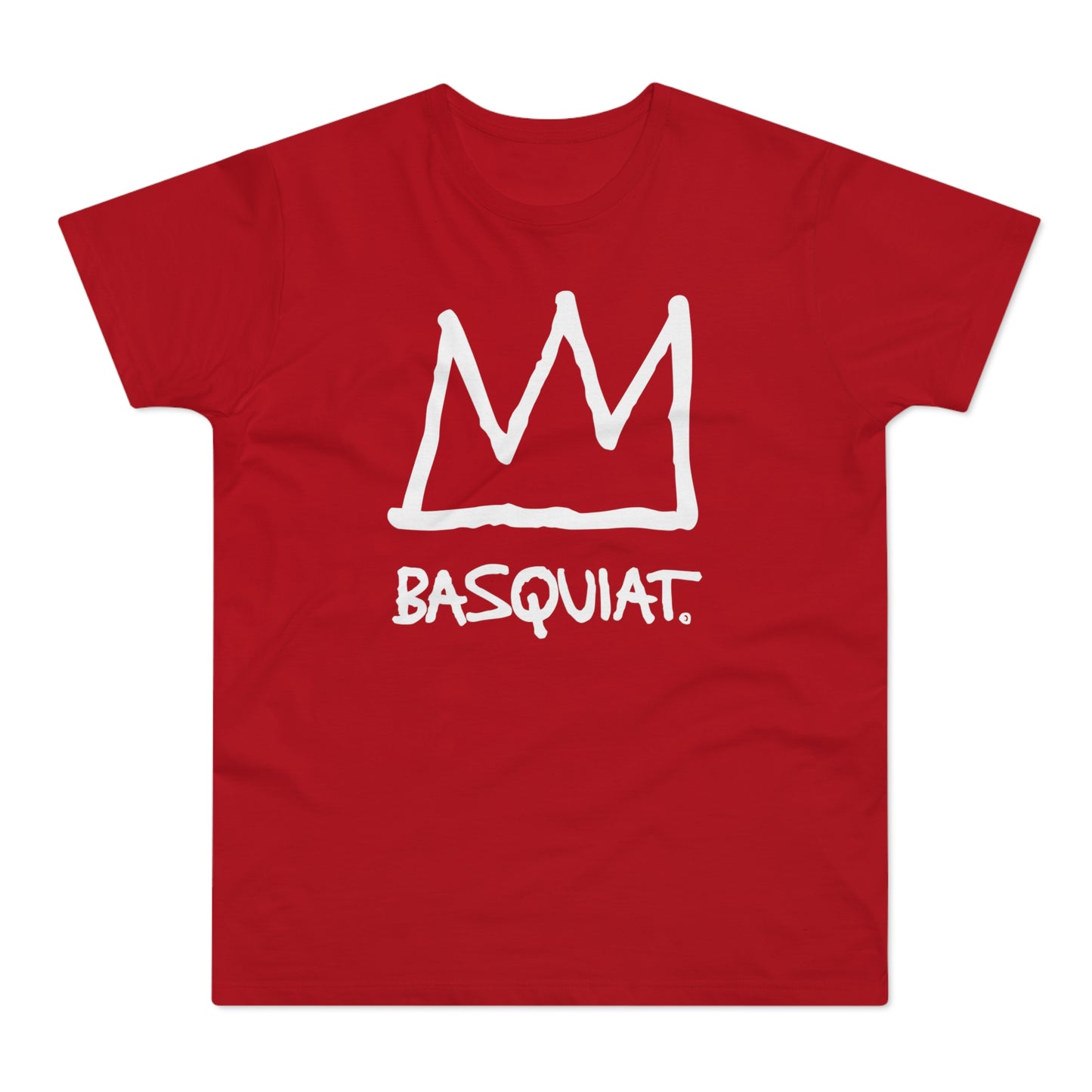 Jean Michel Basquiat Crown Logo T Shirt (Poids Standard)