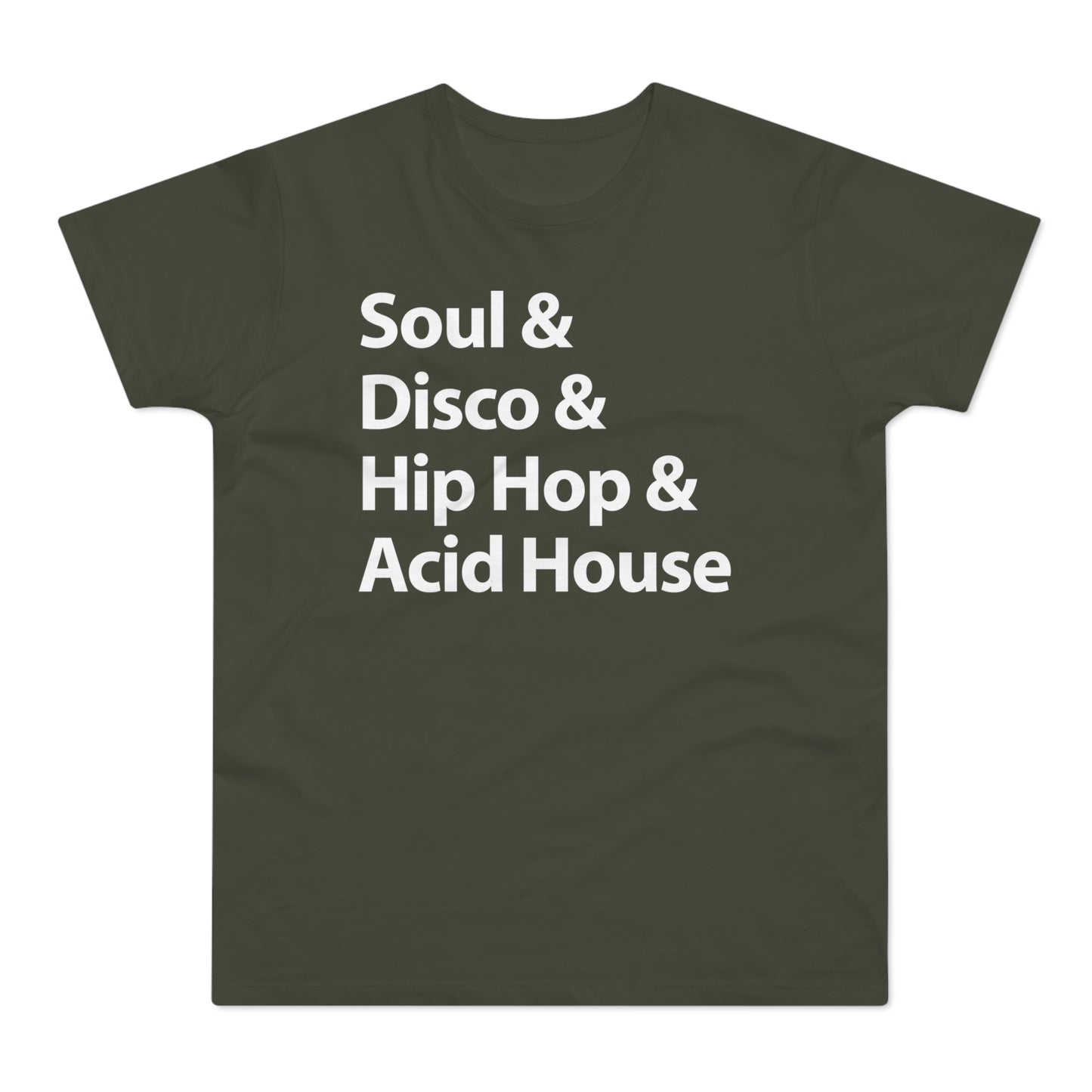 Soul Disco Hip Hop Acid House T Shirt (Poids Standard)