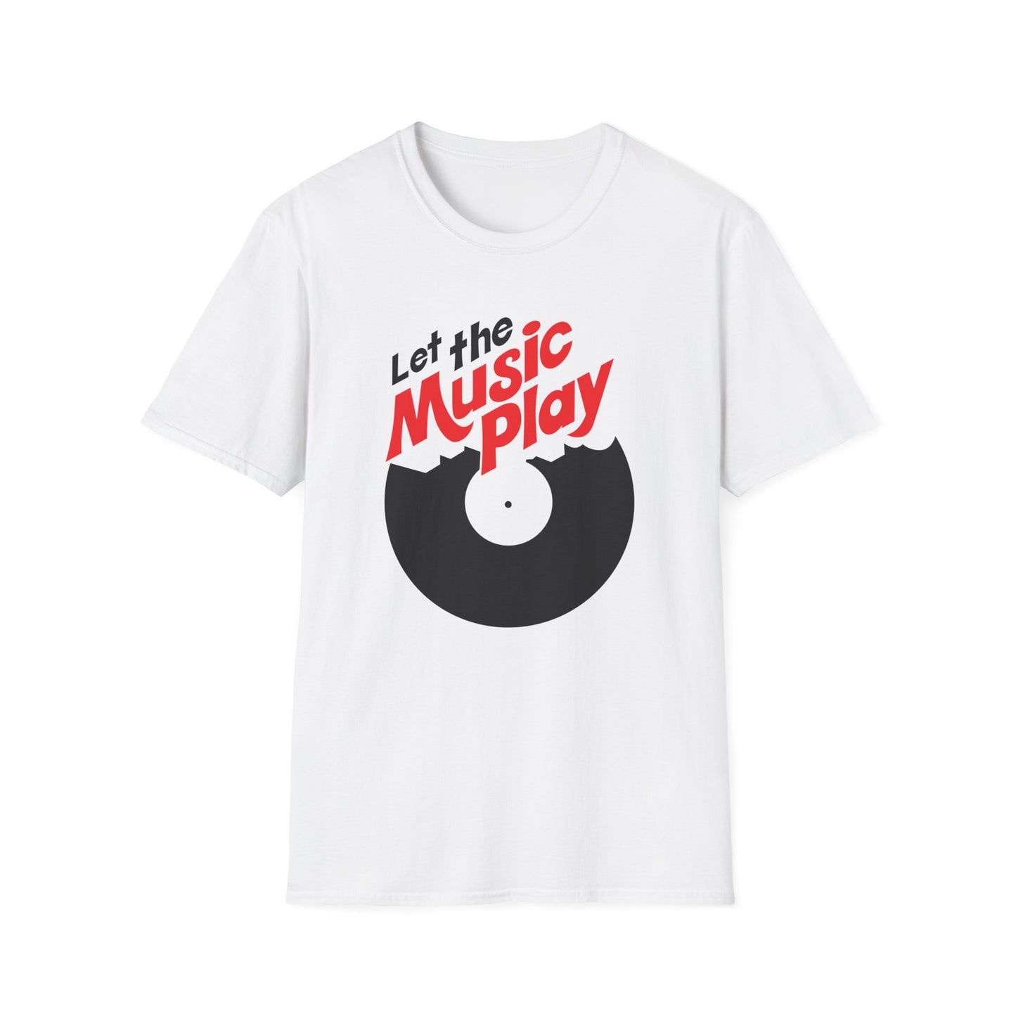 Let The Music Play T Shirt - Léger