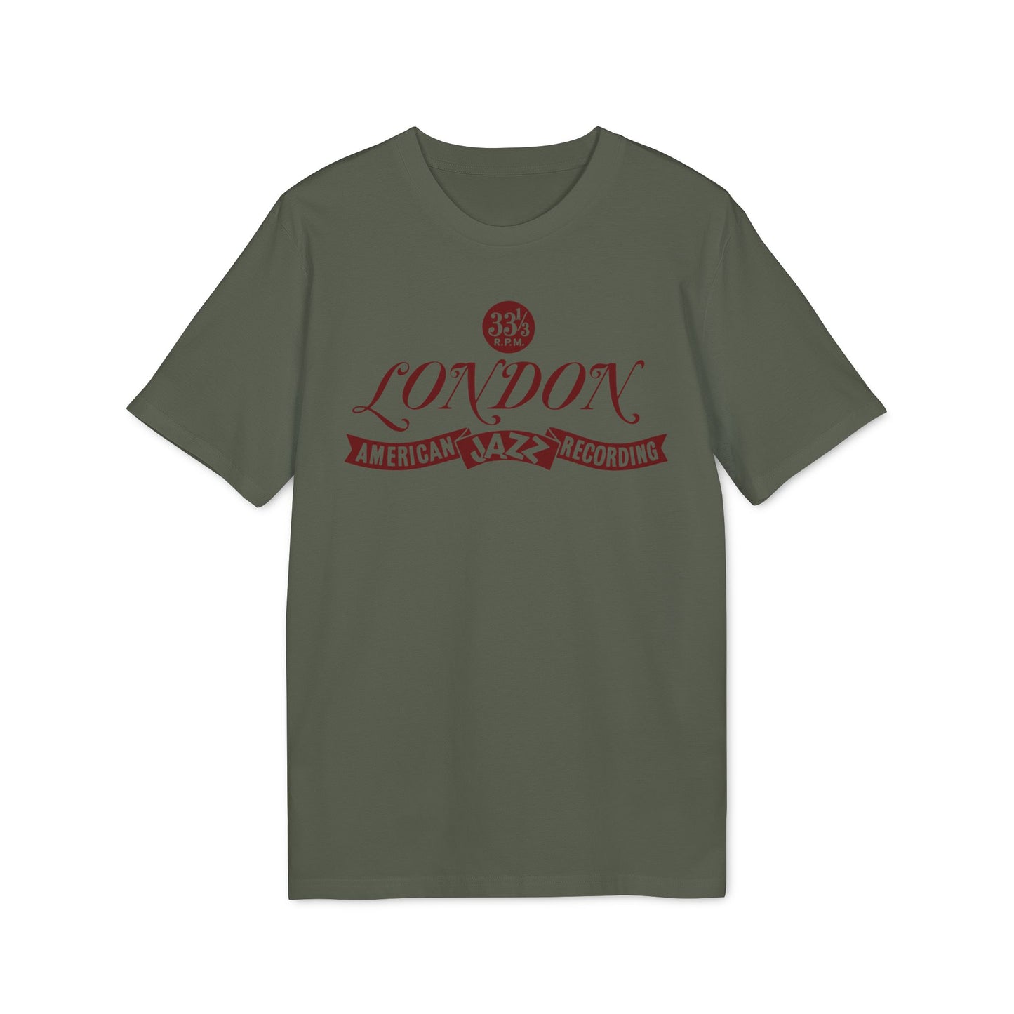London American Jazz Records T Shirt (Coton Bio Premium)