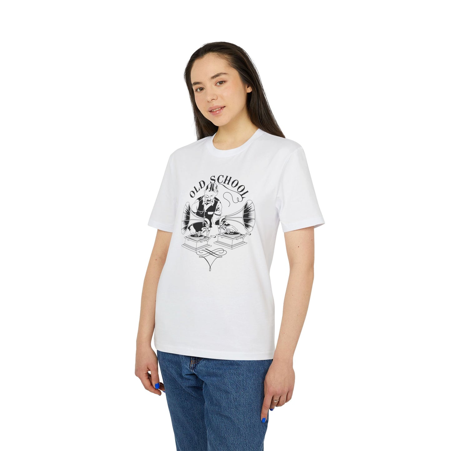 Old School DJ T Shirt (Coton Bio Premium)