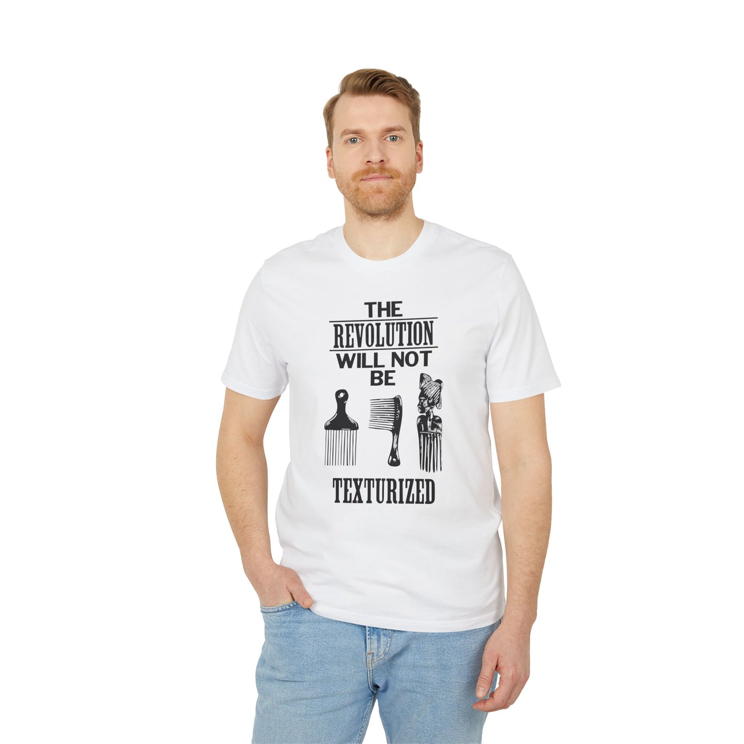 Revolution Will Not Be Texturised T Shirt (Coton Bio Premium)