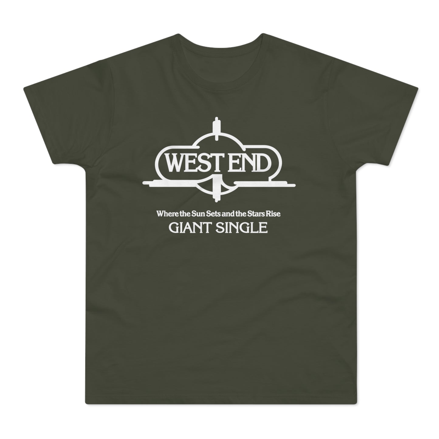 West End Records "Where The Sun Sets" T Shirt (Poids Standard)