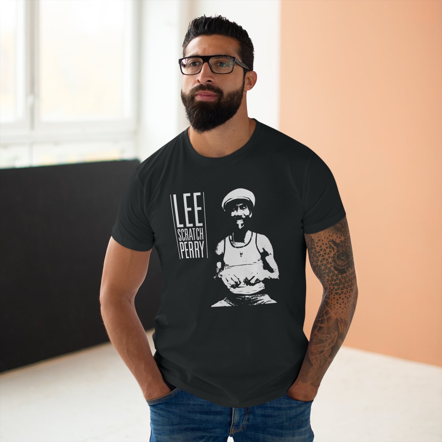 Lee Scratch Perry T Shirt (Poids Standard)