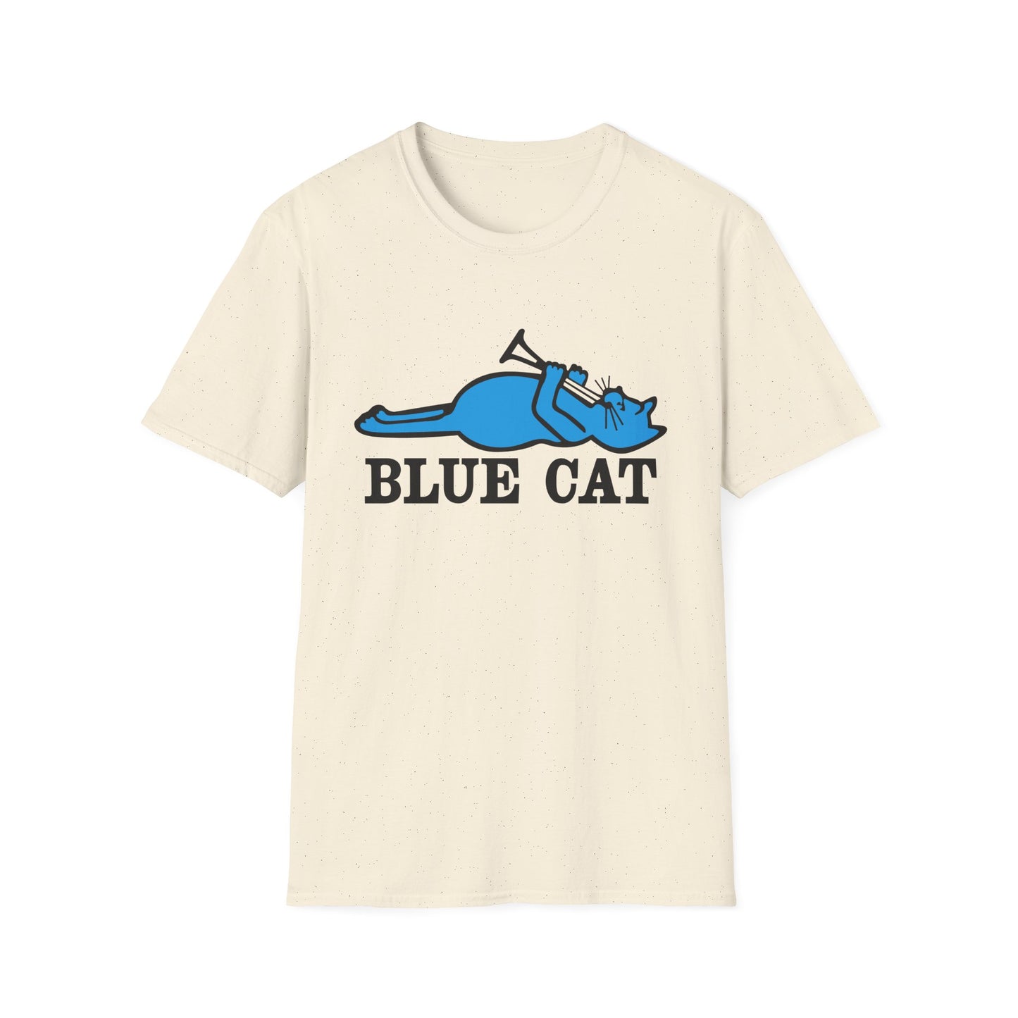 Blue Cat Records T Shirt - Léger