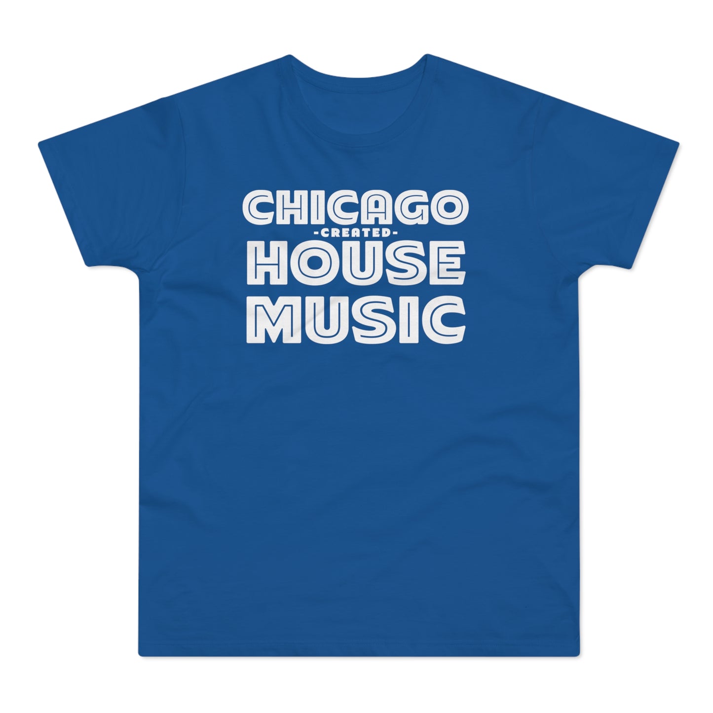 Chicago Created House Music T Shirt (Poids Standard)