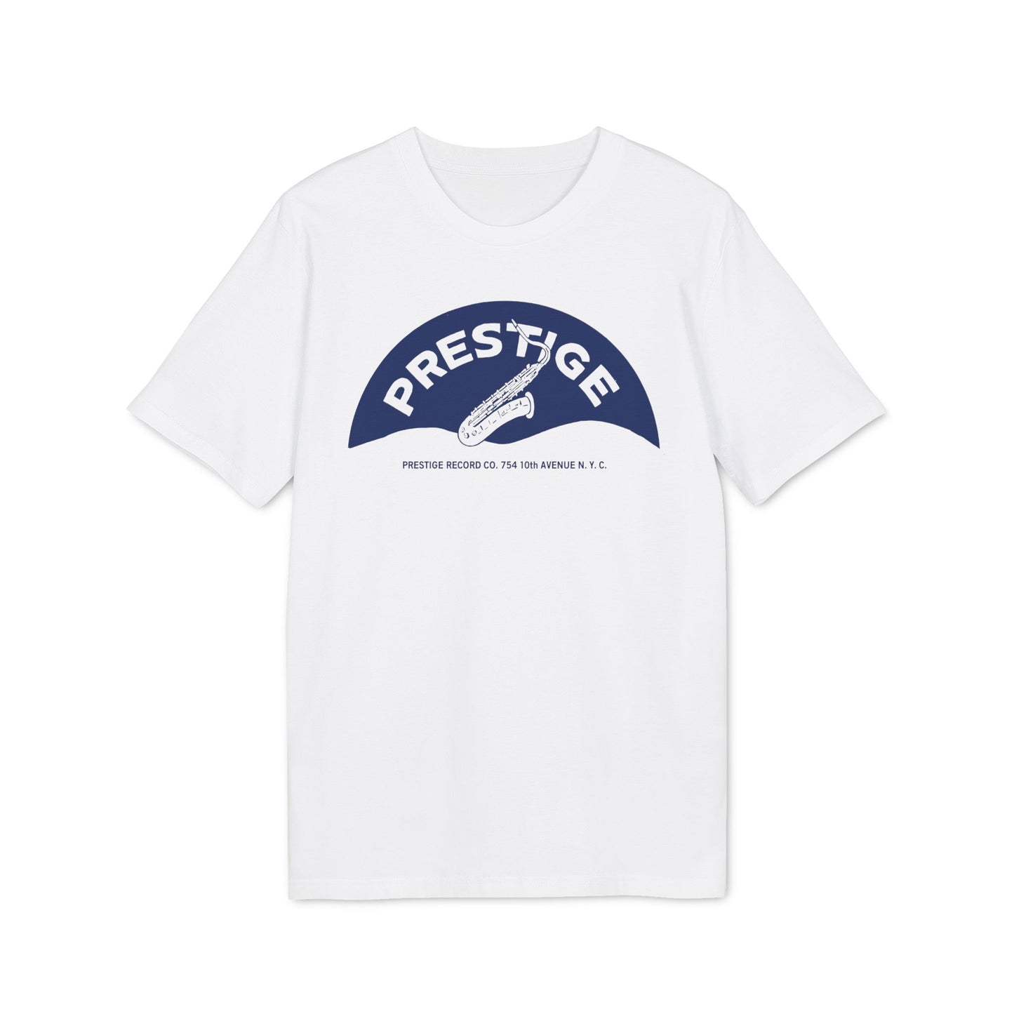 Prestige Records T Shirt (Coton Bio Premium) Saxophone Design