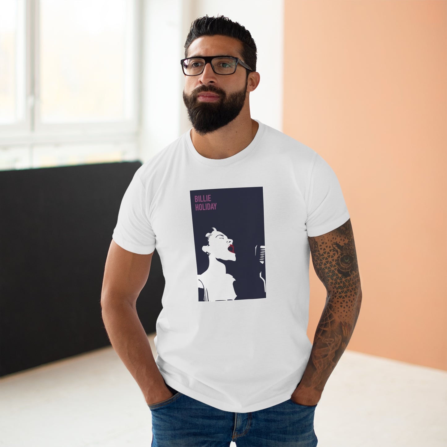 Billie Holiday T Shirt (Poids Standard)