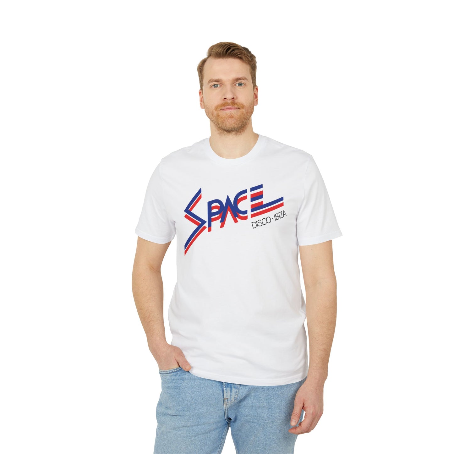 Space Disco Ibiza '87 T Shirt (Coton Bio Premium)