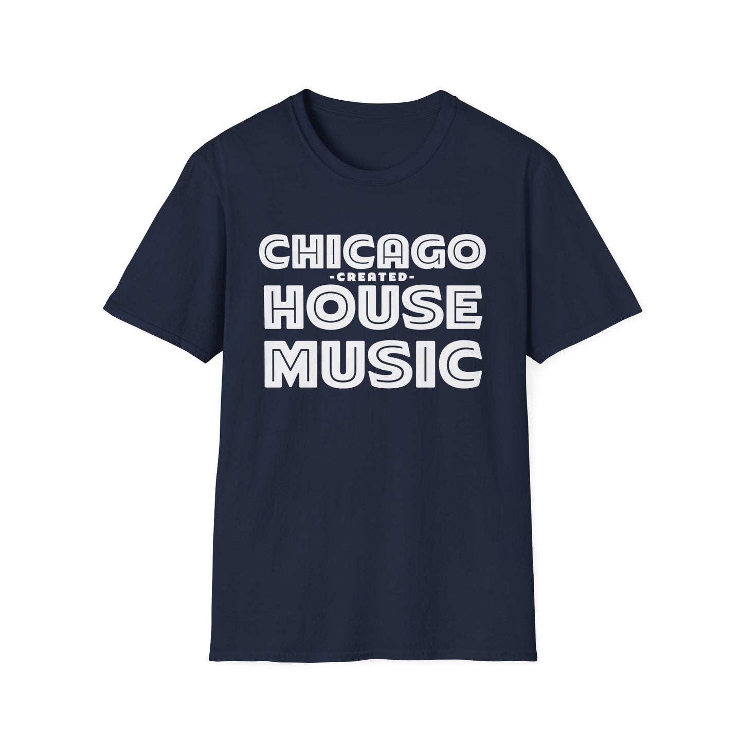 Chicago Created House Music T Shirt - Léger