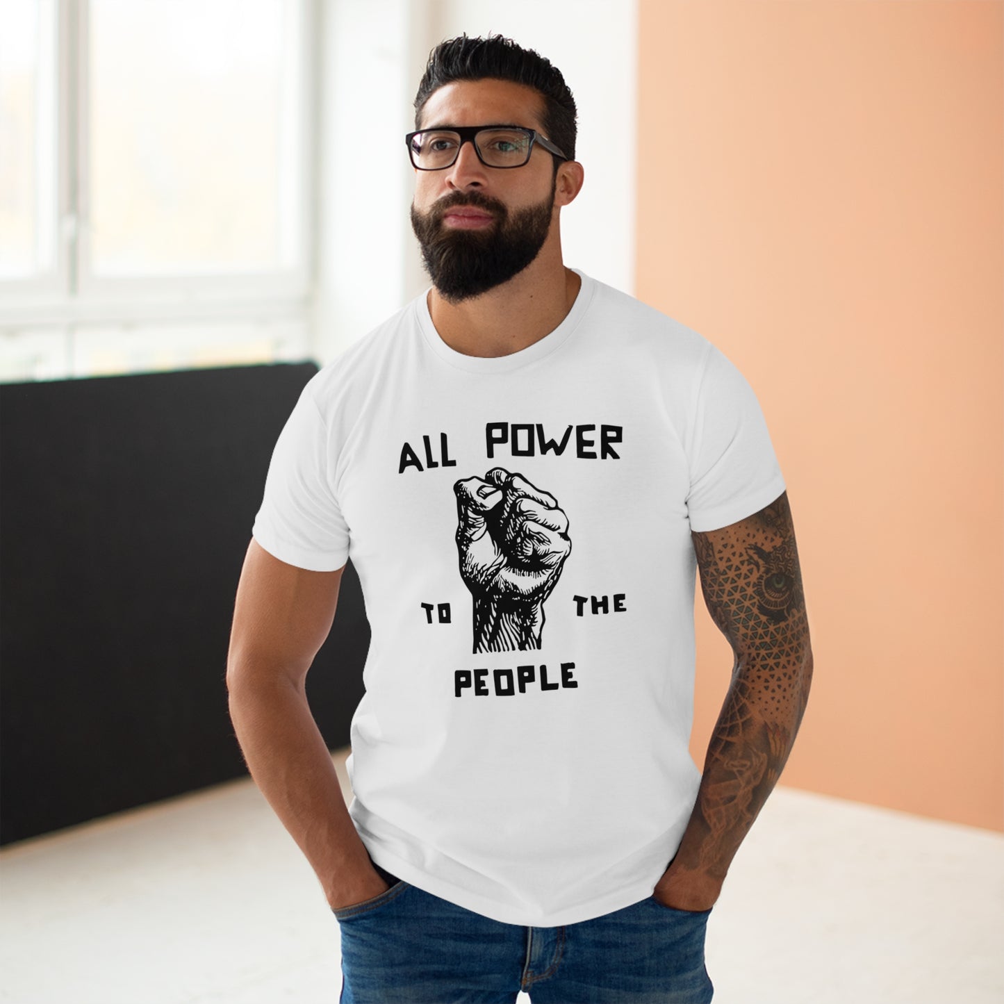 All Power To The People T Shirt (Poids Standard)