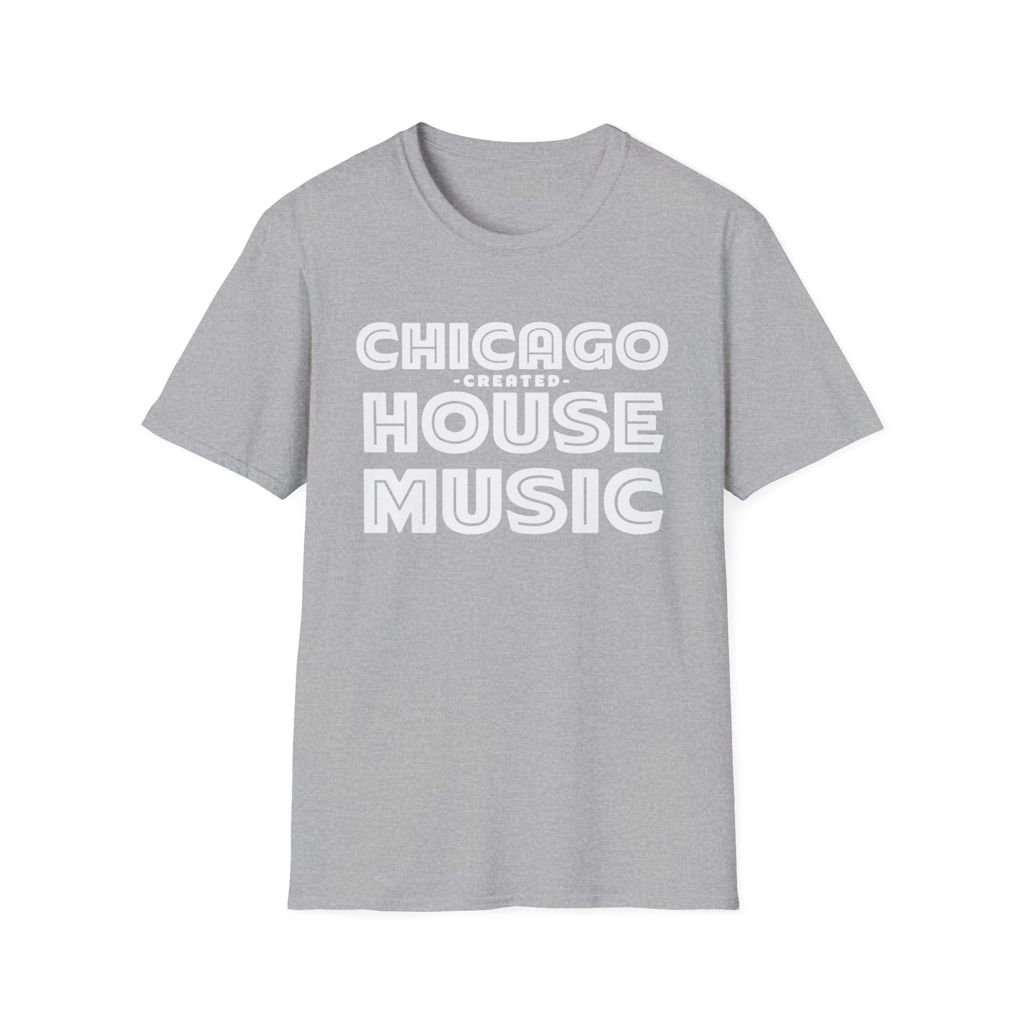 Chicago Created House Music T Shirt - Léger