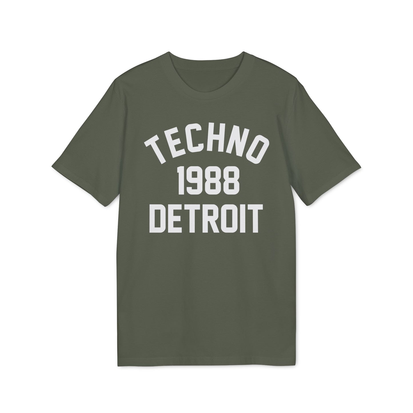 Techno Detroit 1988 T Shirt (Coton Bio Premium)