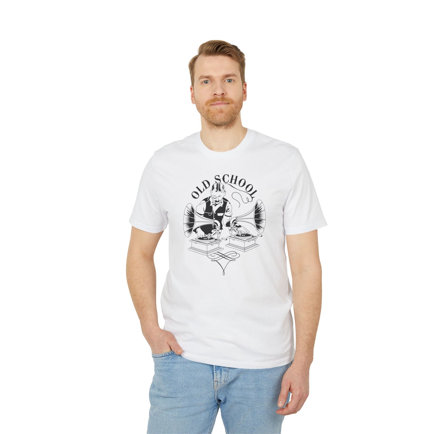Old School DJ T Shirt (Coton Bio Premium)