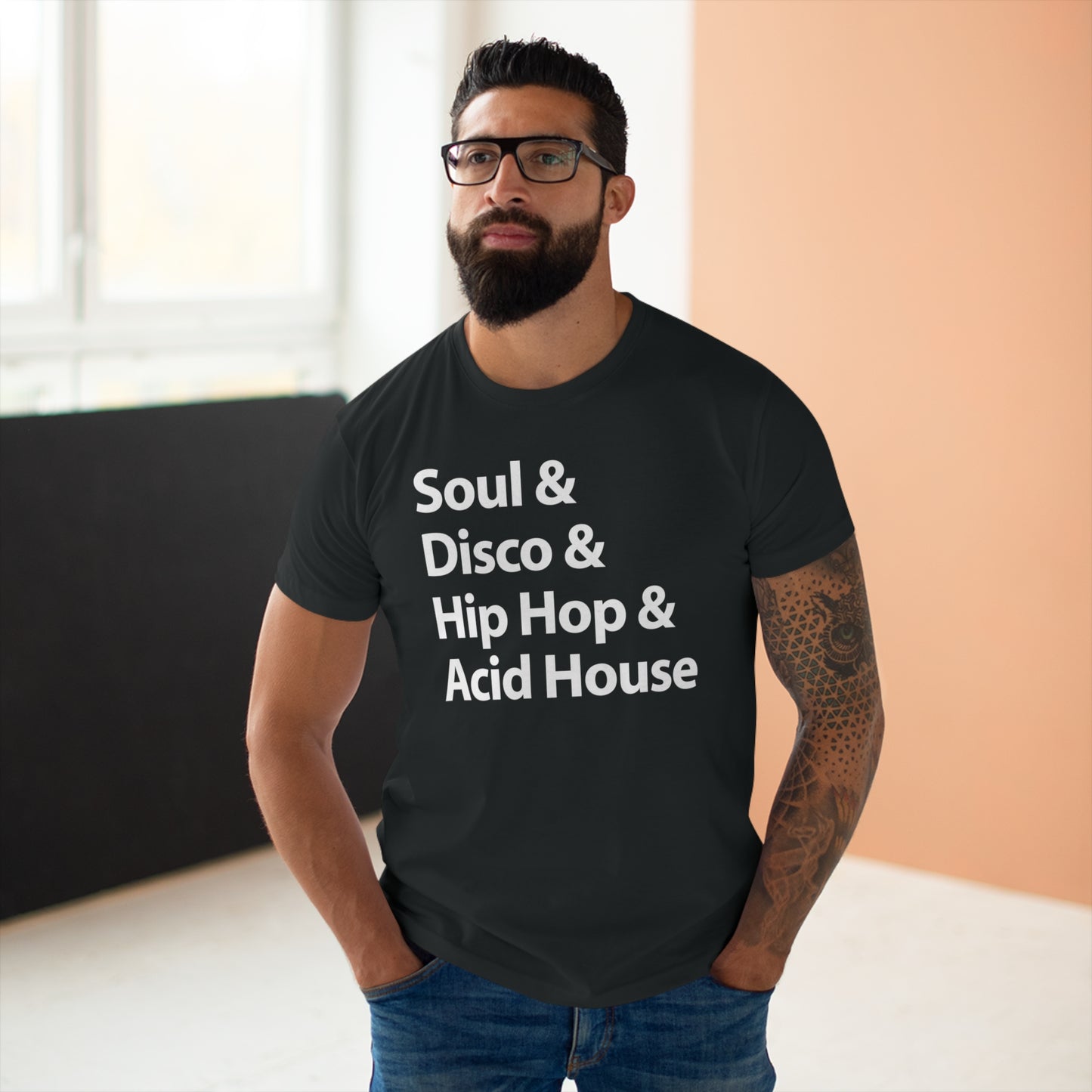 Soul Disco Hip Hop Acid House T Shirt (Poids Standard)