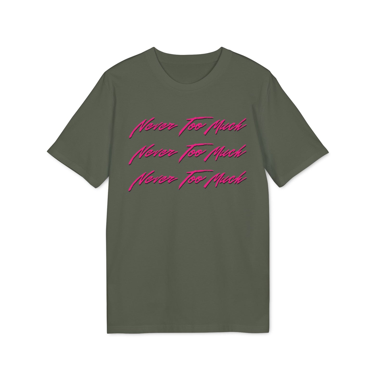 Never Too Much Luther Vandross T Shirt (Coton Bio Premium)