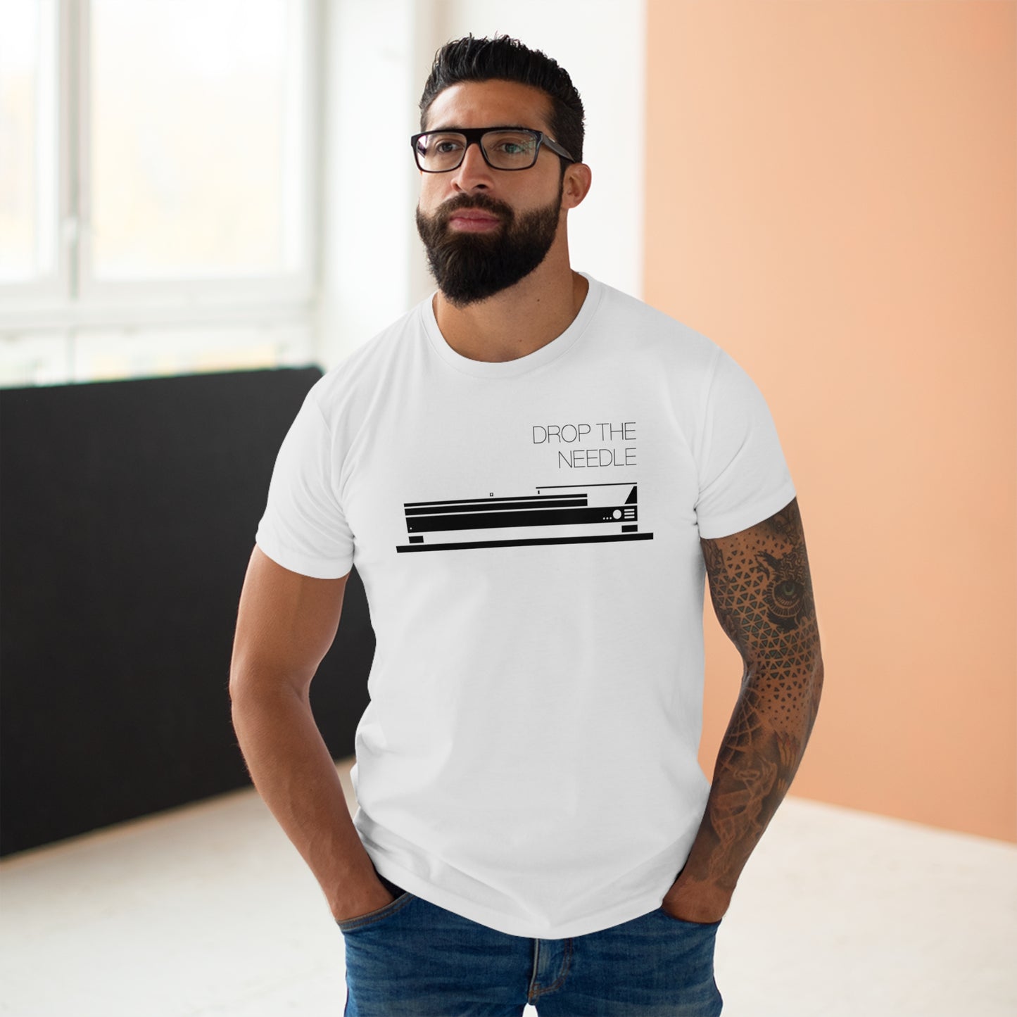 Drop The Needle T Shirt (Poids Standard)