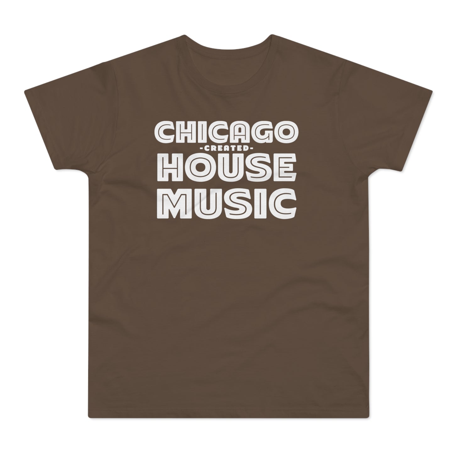 Chicago Created House Music T Shirt (Poids Standard)