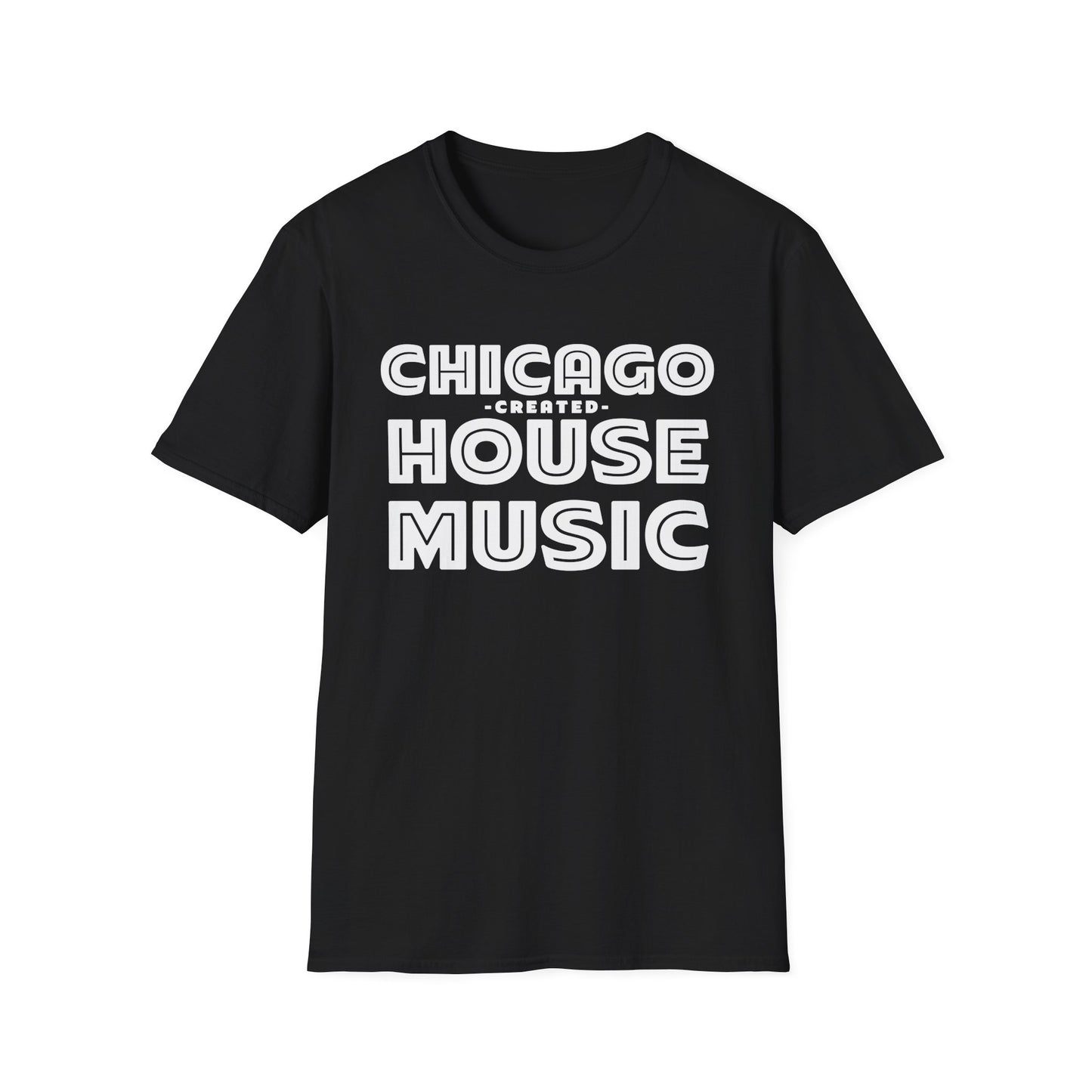 Chicago Created House Music T Shirt - Léger