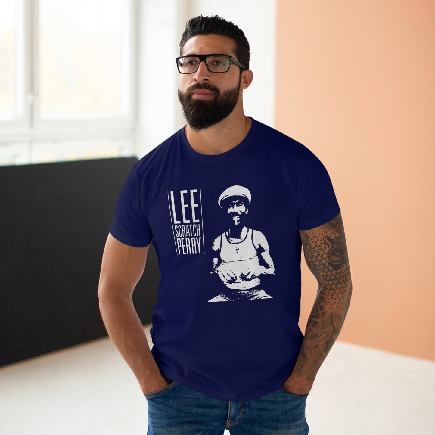 Lee Scratch Perry T Shirt (Poids Standard)