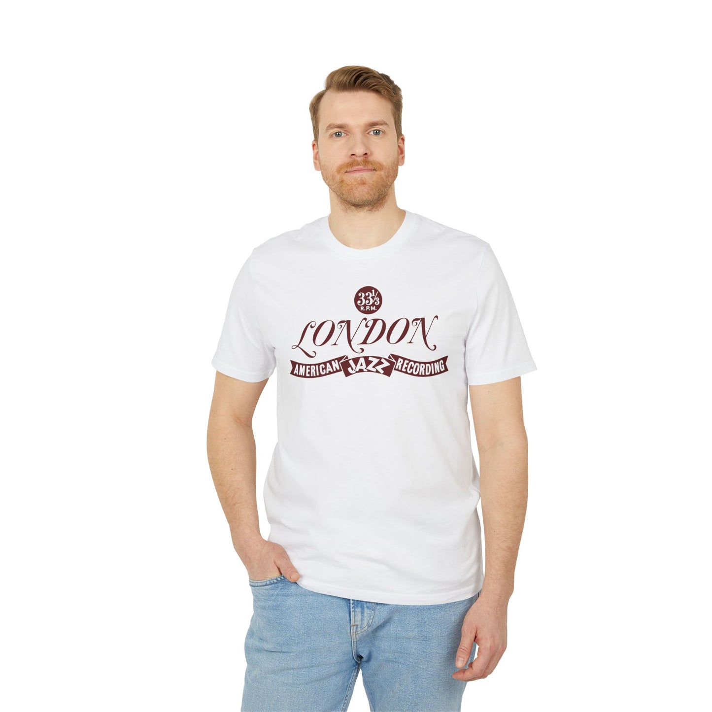 London American Jazz Records T Shirt (Coton Bio Premium)