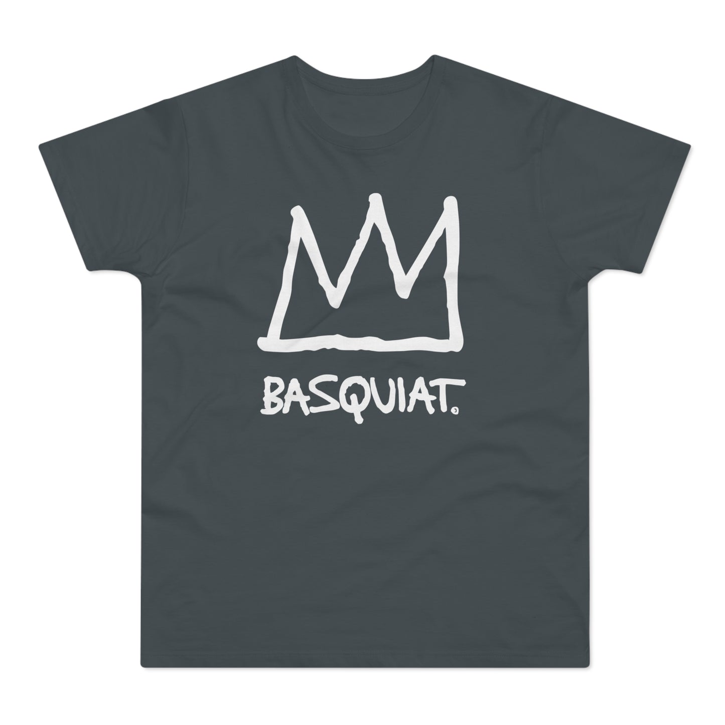 Jean Michel Basquiat Crown Logo T Shirt (Poids Standard)