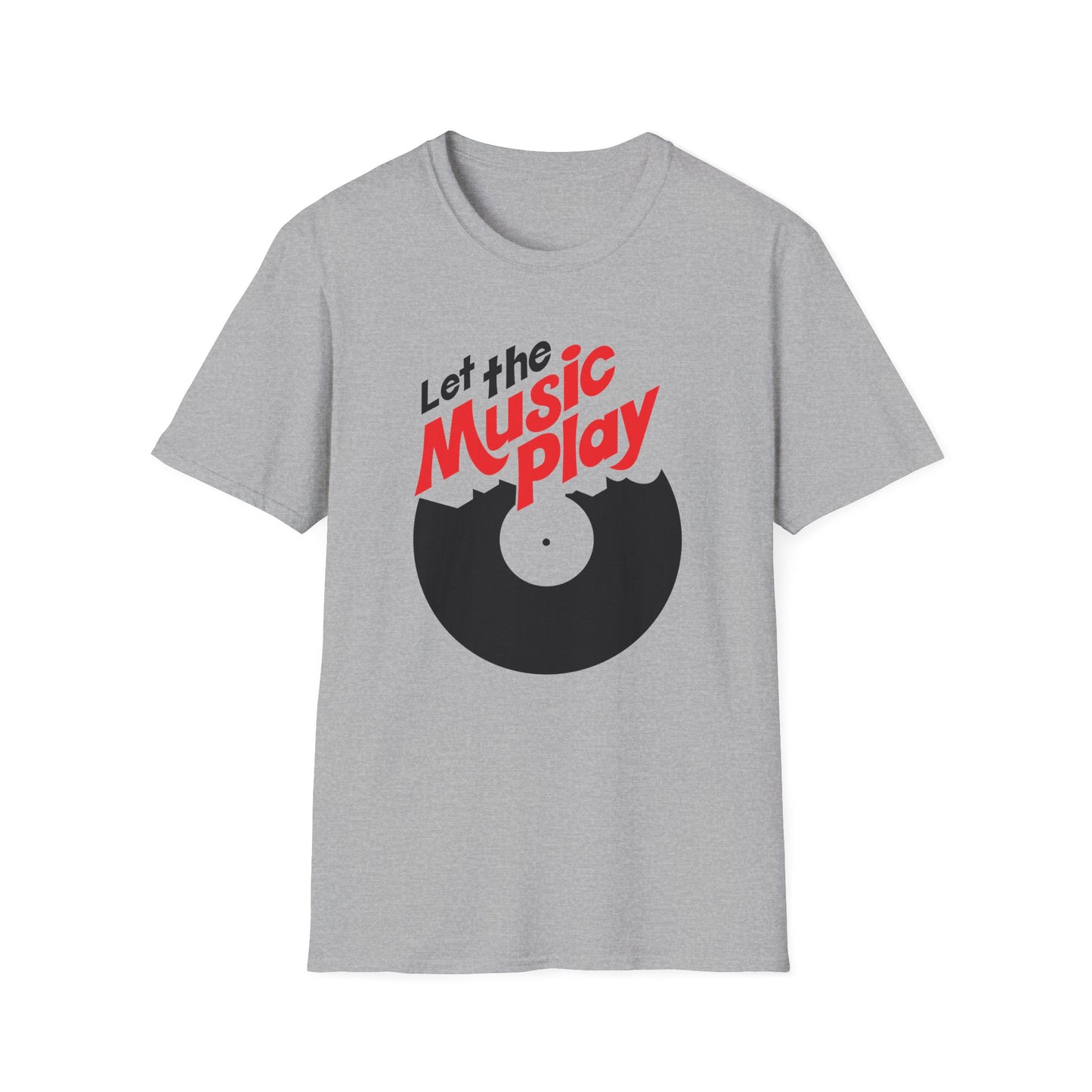 Let The Music Play T Shirt - Léger