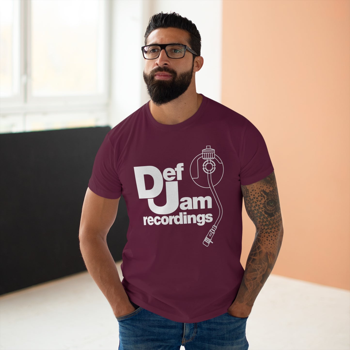 Def Jam Recordings T Shirt (Poids Standard)