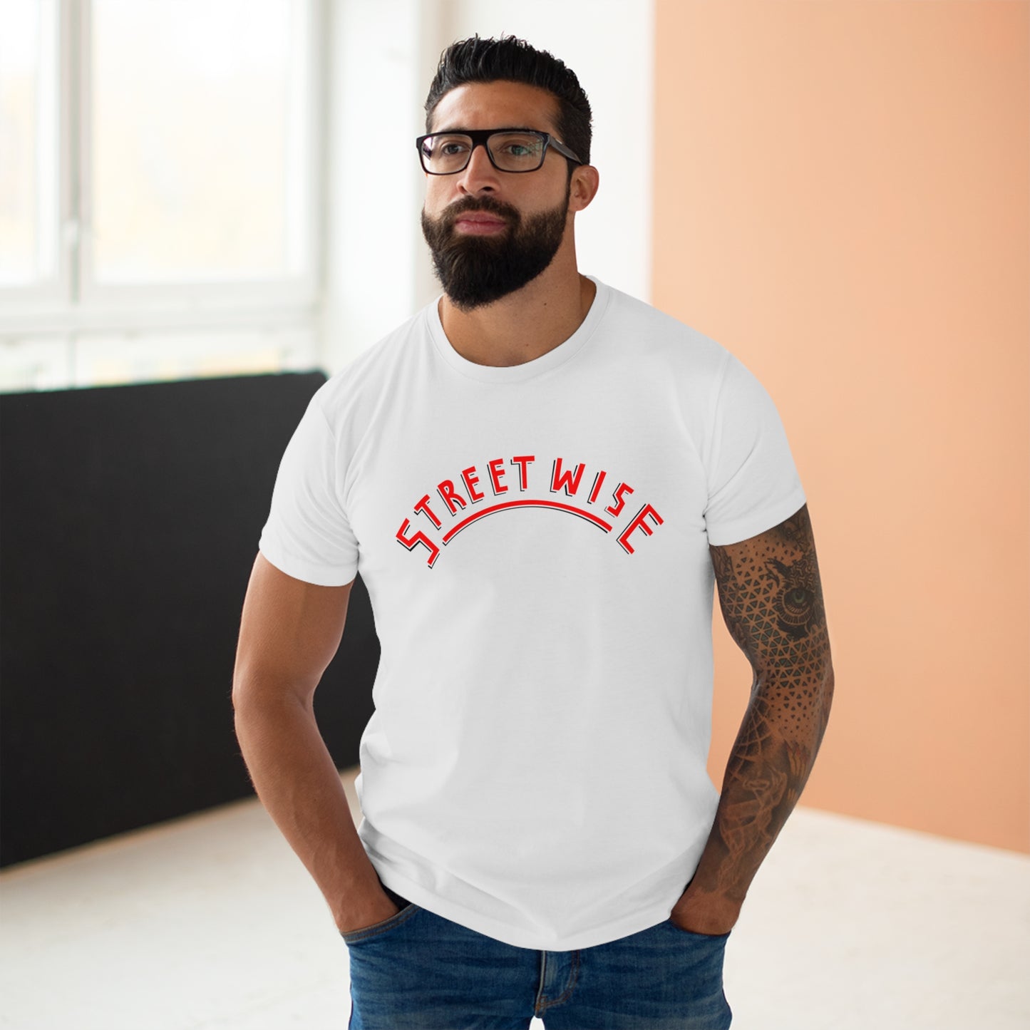 Street Wise Records T Shirt (Poids Standard)