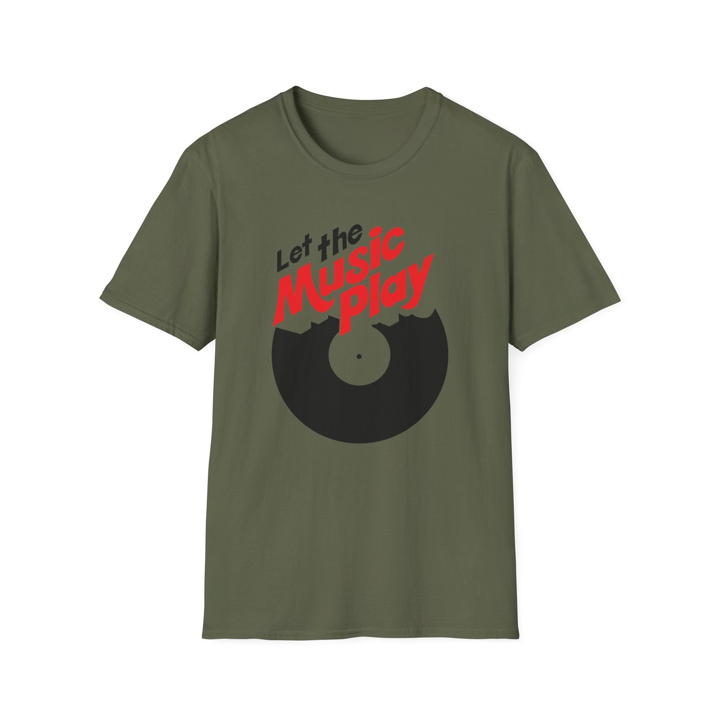 Let The Music Play T Shirt - Léger