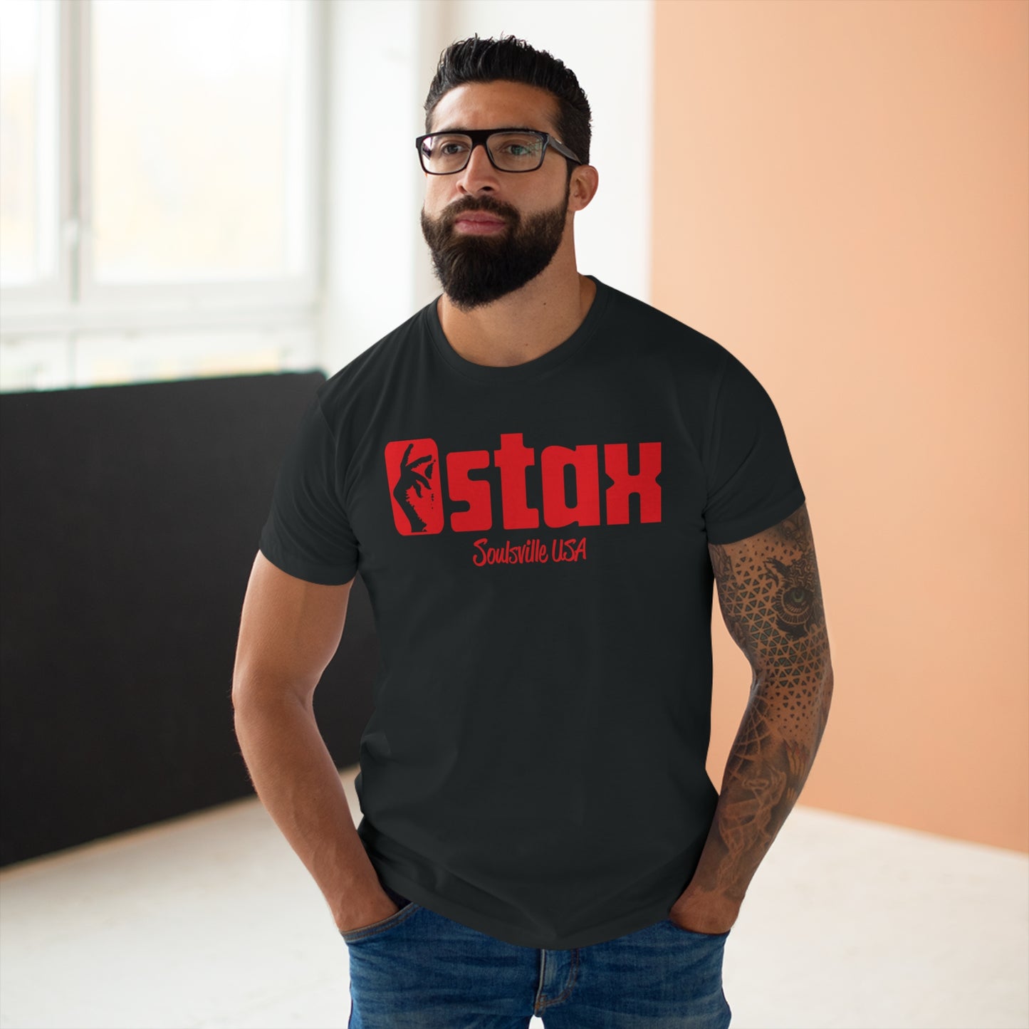 Stax Records Soulsville USA T Shirt (Poids Standard)