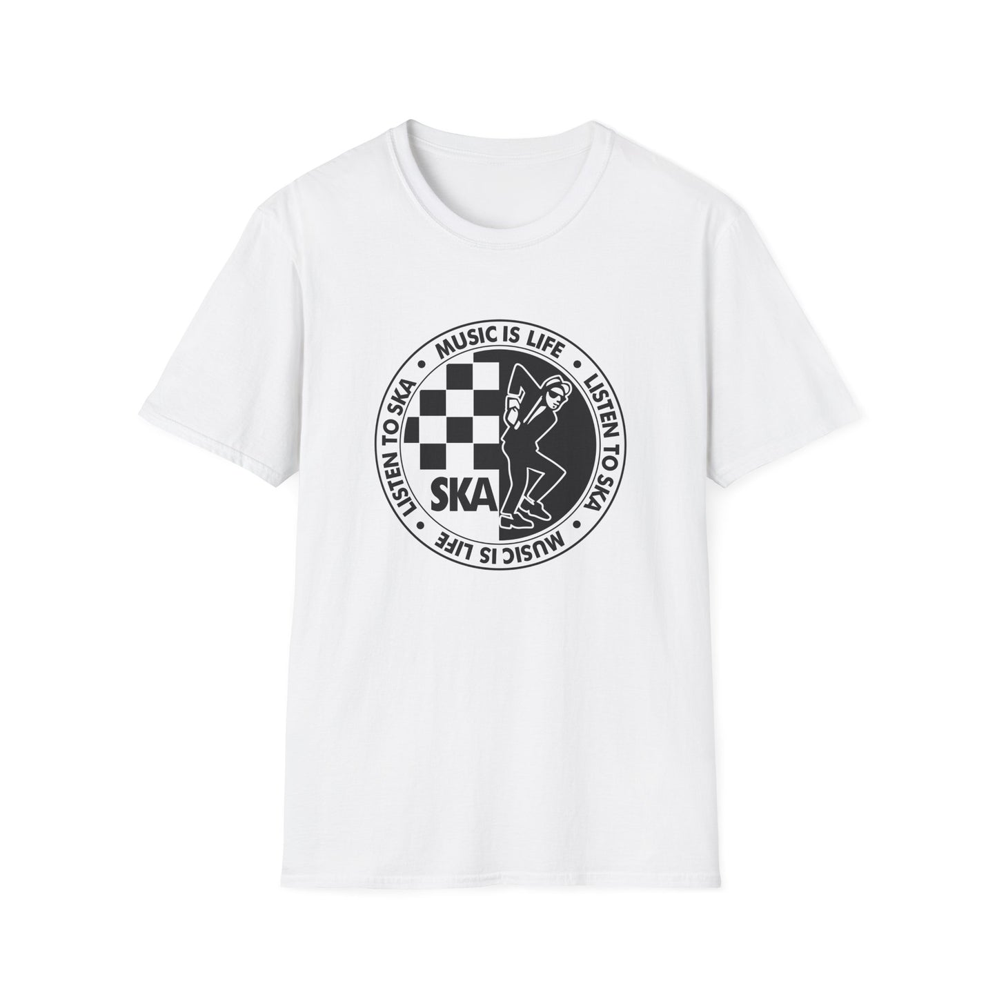 Music Is Life T Shirt - Léger