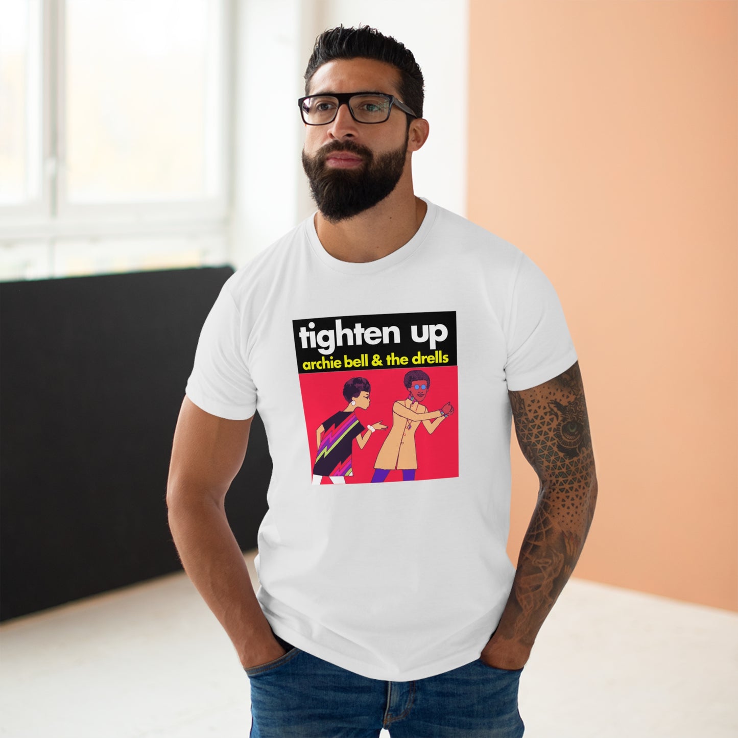 Tighten Up Archie Bell and The Drells T Shirt (Poids Standard)