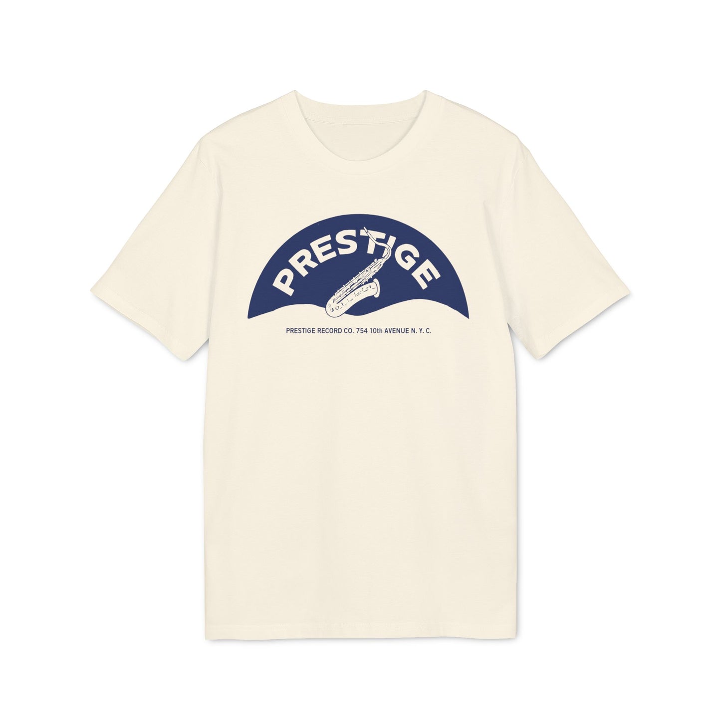 Prestige Records T Shirt (Coton Bio Premium) Saxophone Design