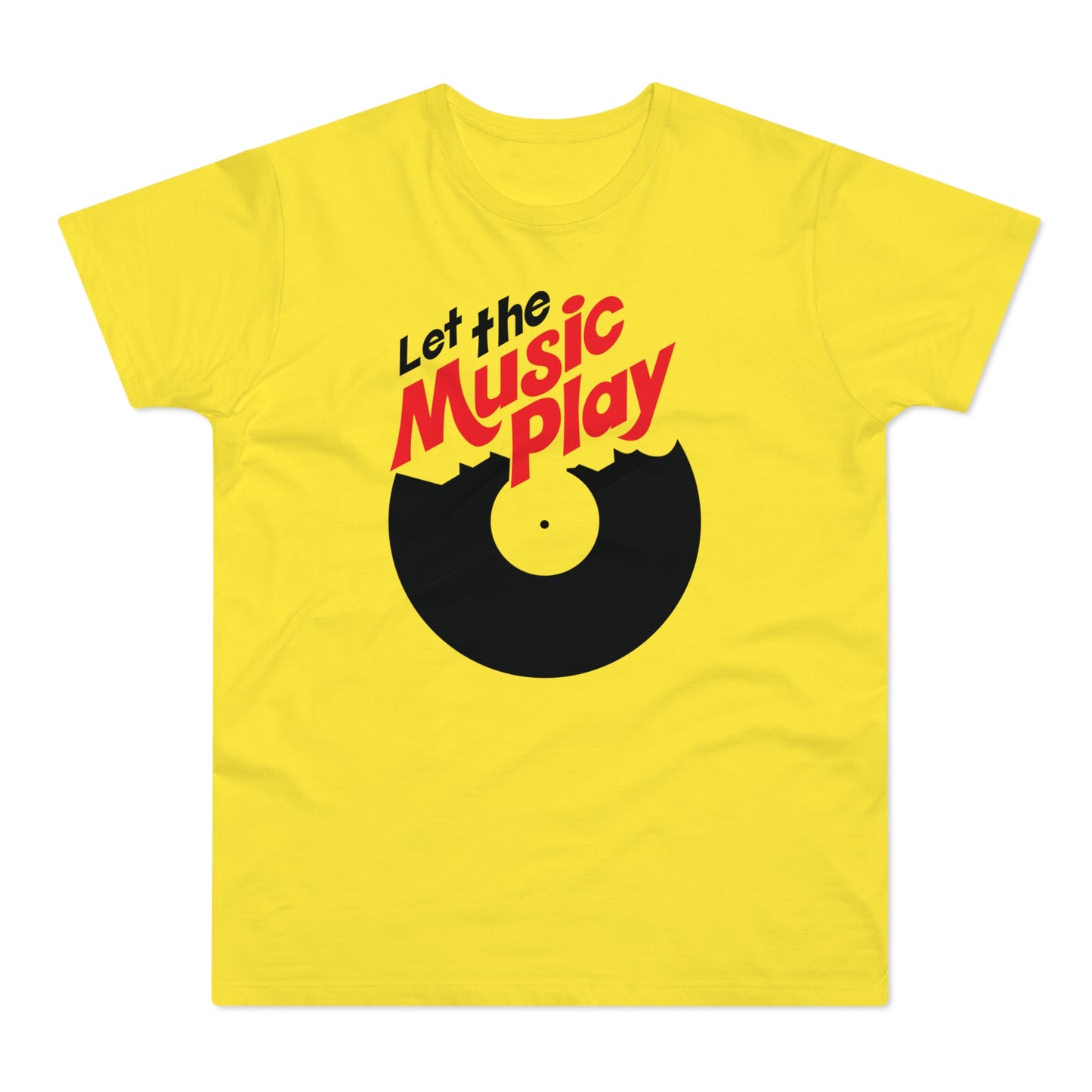 Let The Music Play T Shirt (Poids Standard)