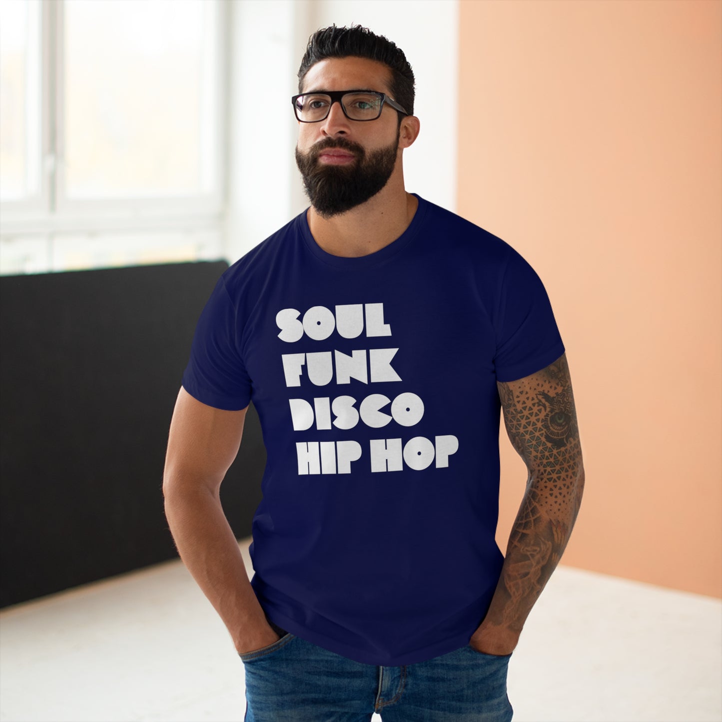 Soul Funk Disco Hip Hop T Shirt (Poids Standard)