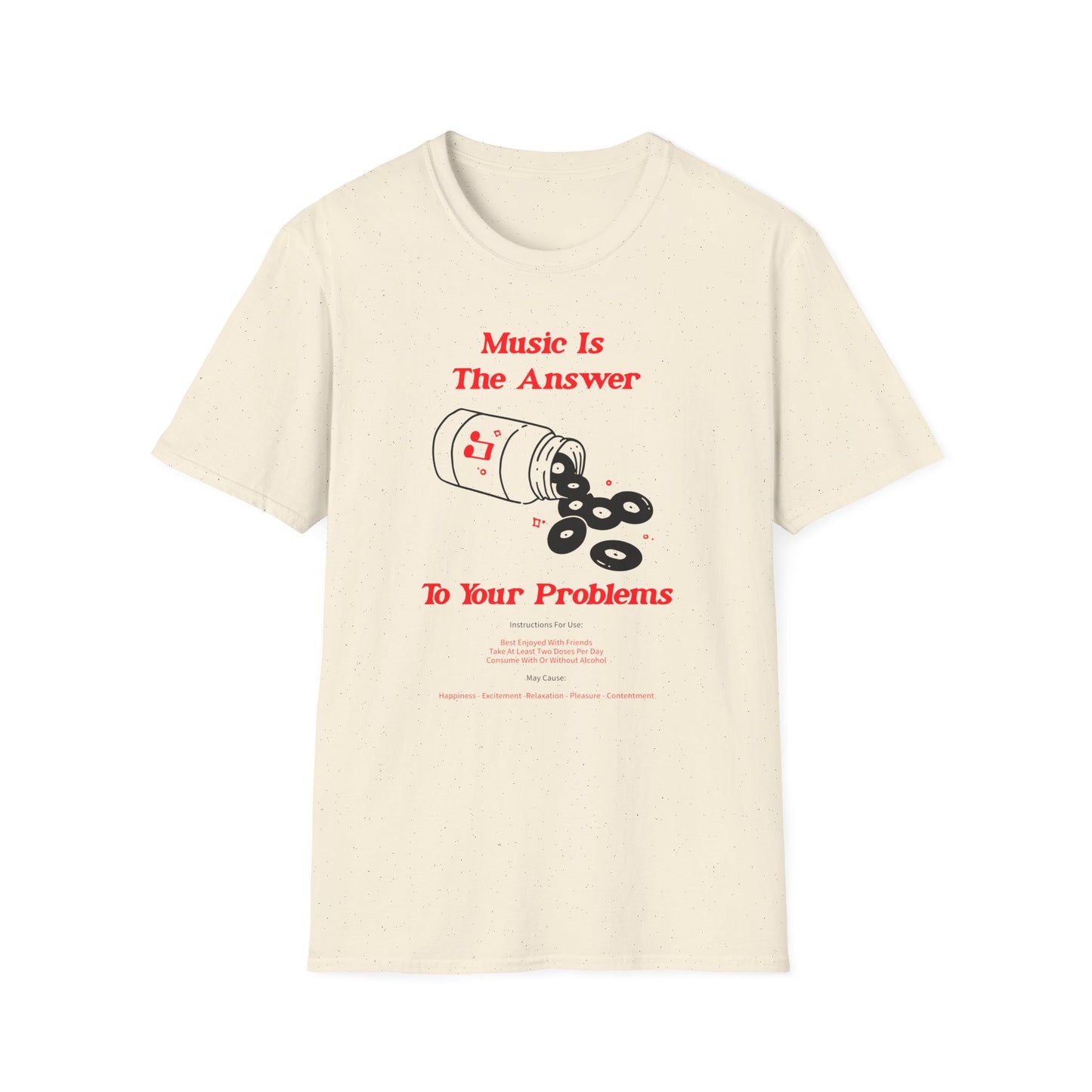Music Is The Answer T Shirt - Léger