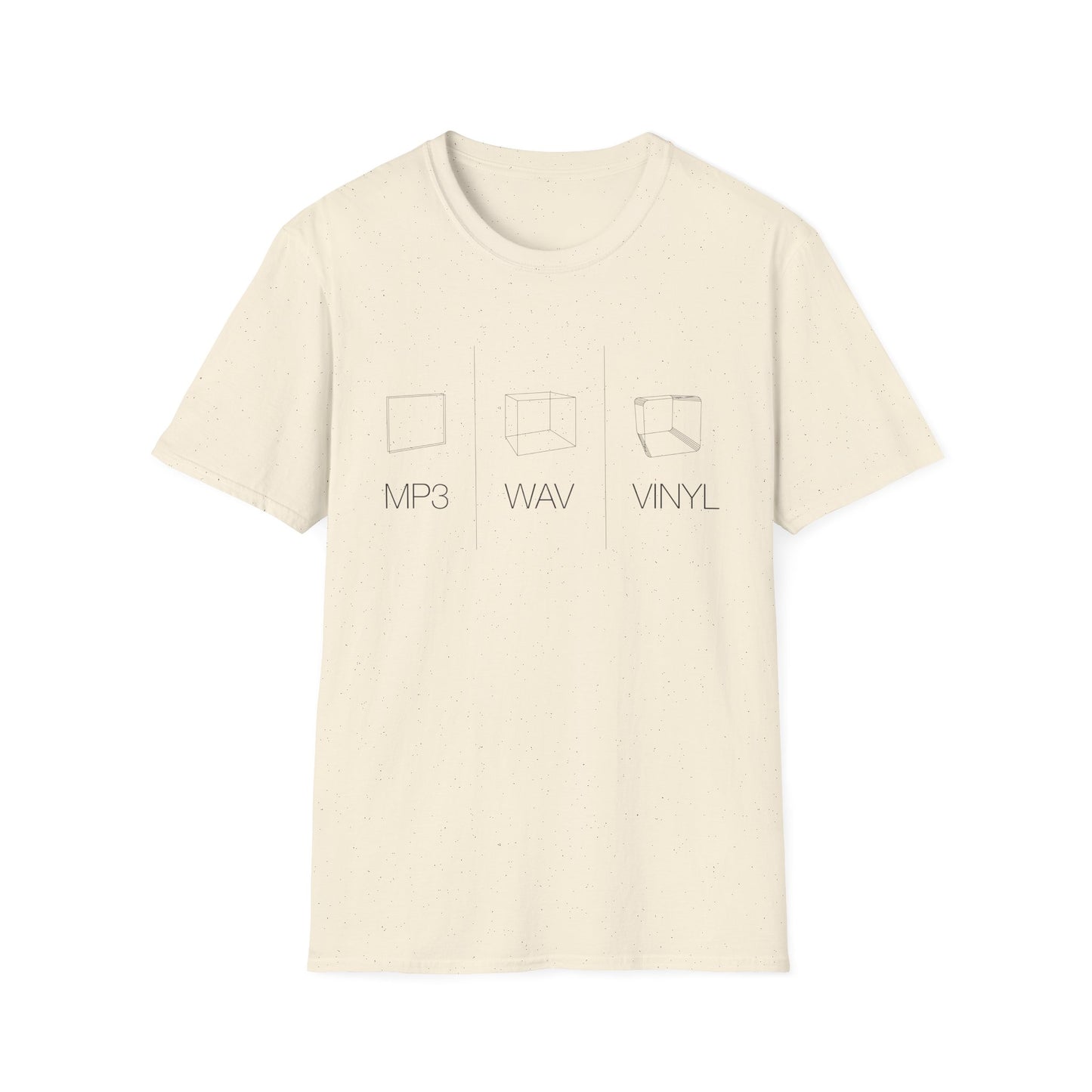 MP3 | WAV | VINYL T Shirt - Léger | Modèle Abandonné (Réduction de 40 %)