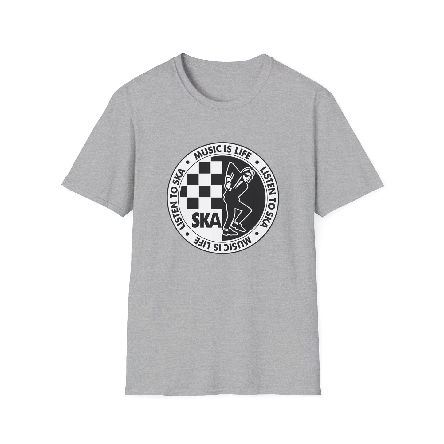 Music Is Life T Shirt - Léger
