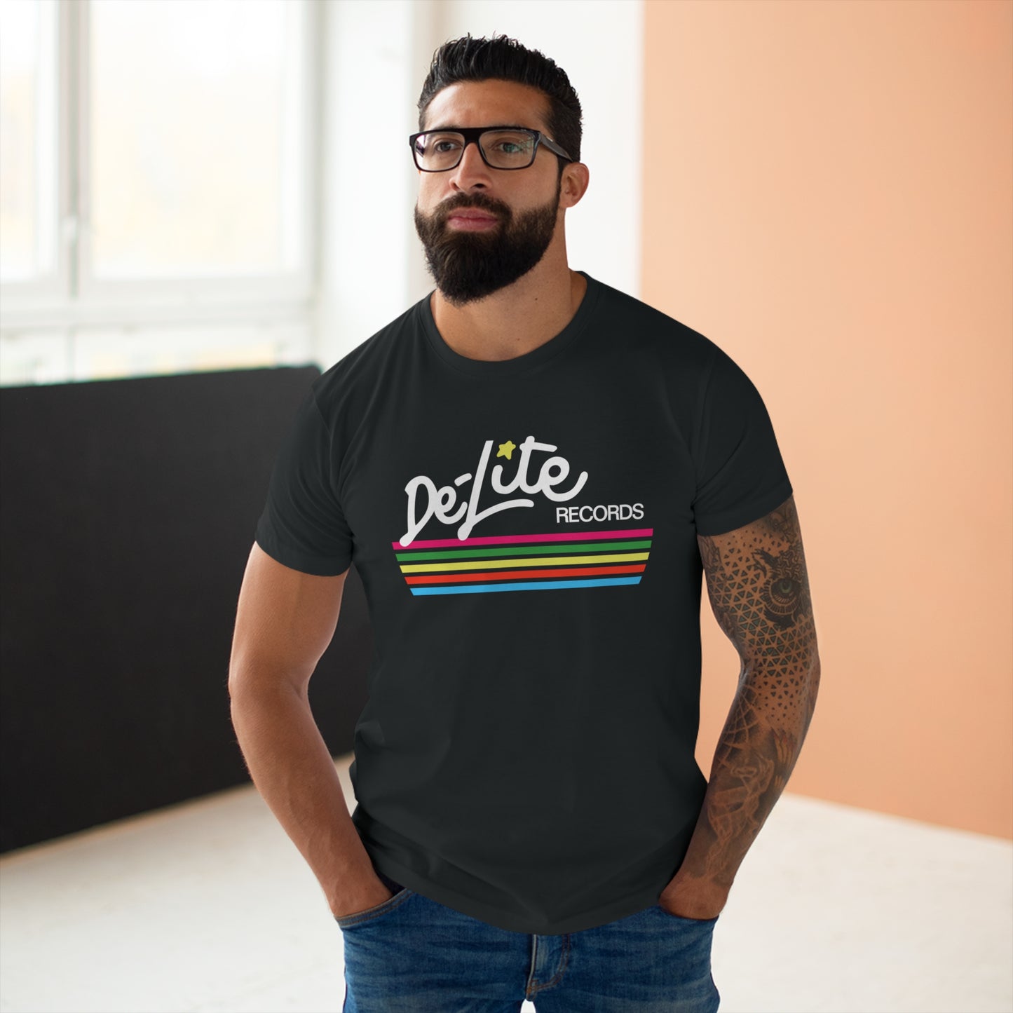 De Lite Records T Shirt (Poids Standard)