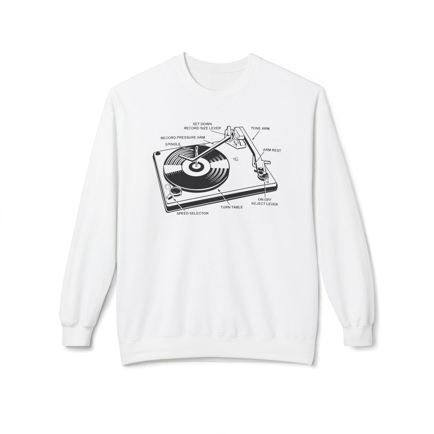 Vinyl Record Player Turntable Sweatshirt | 10 € De Réduction