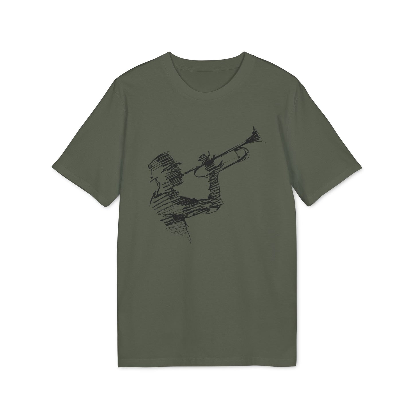 Trumpet Guy T Shirt (Coton Bio Premium)