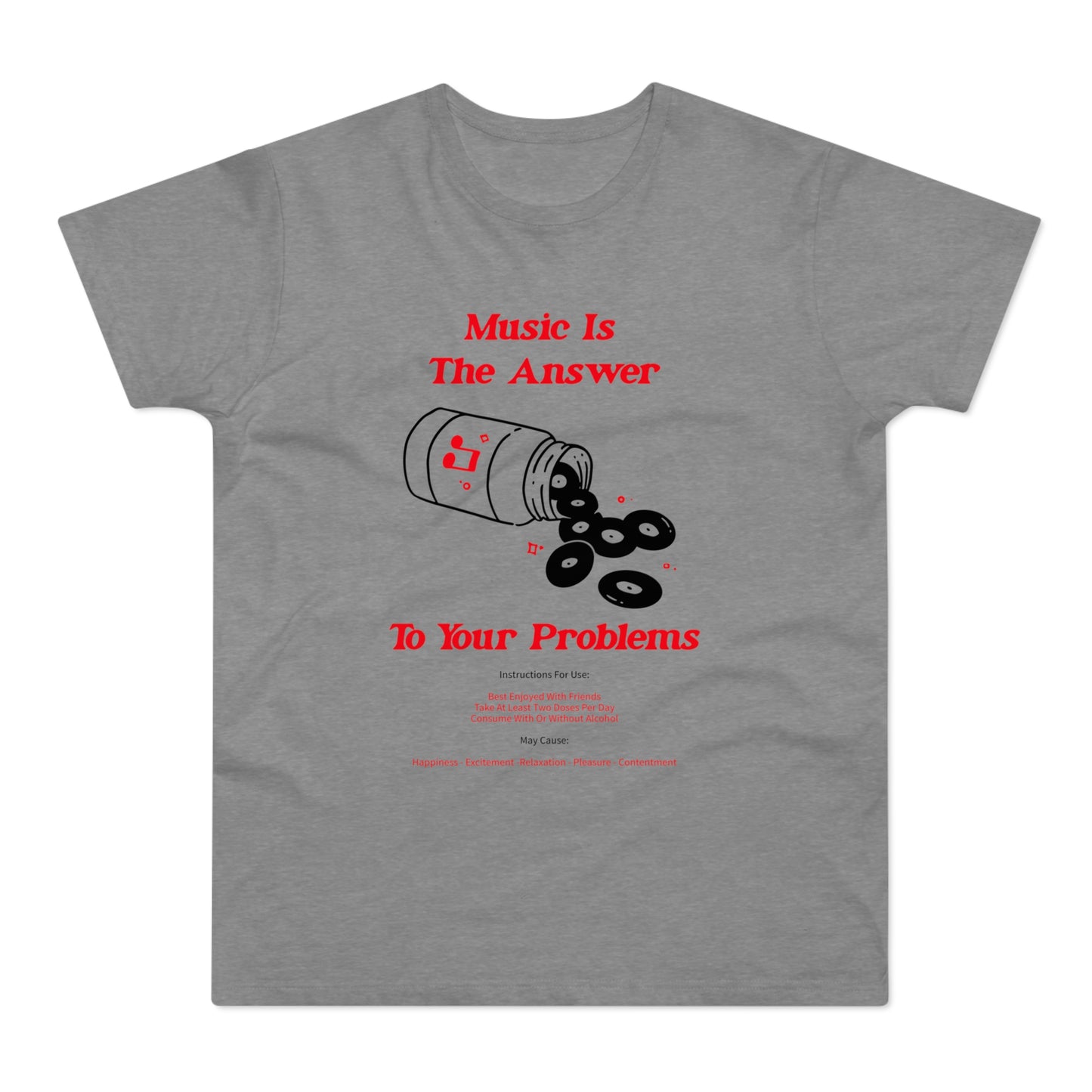 Music Is The Answer T Shirt (Poids Standard)