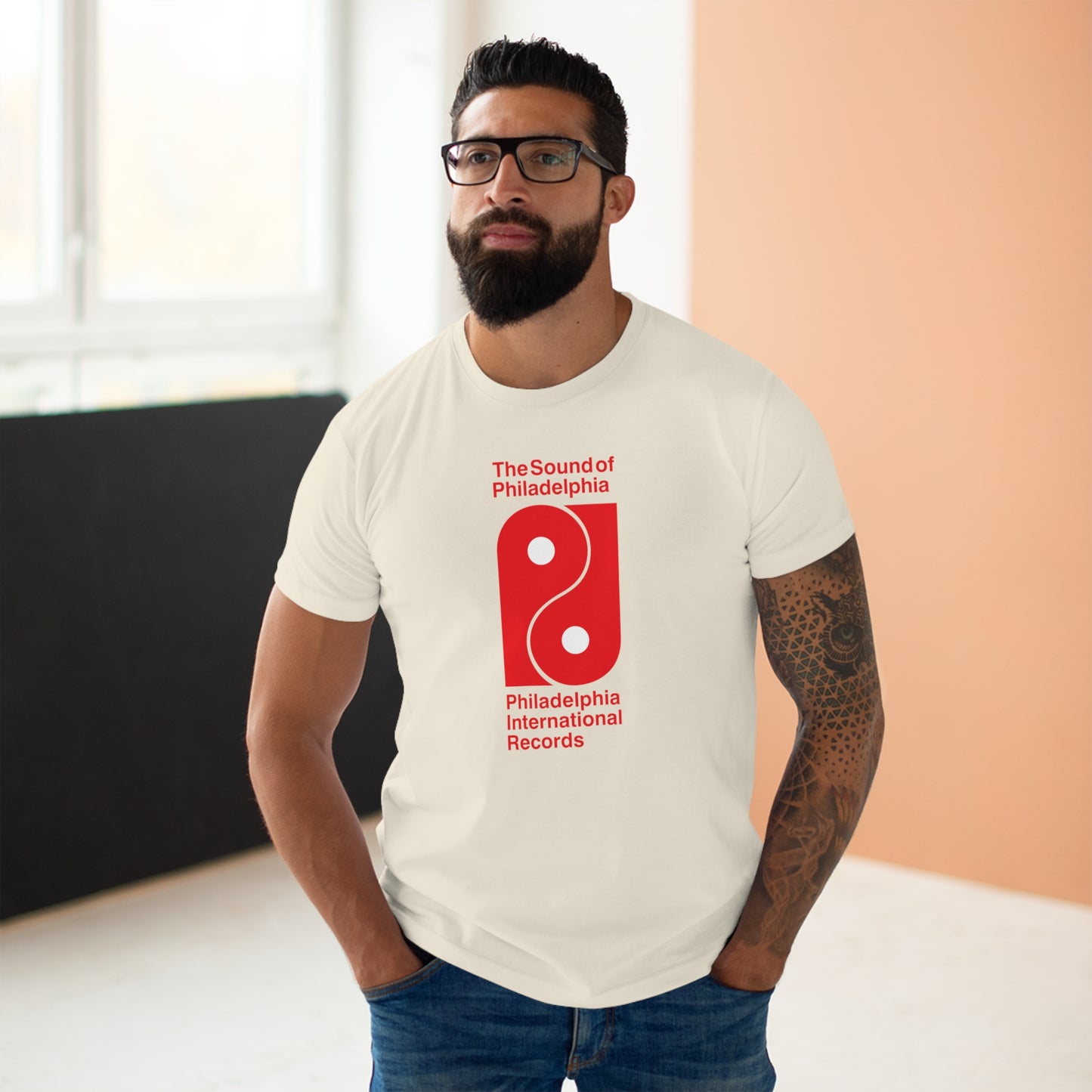 Philadelphia International Records T Shirt (Poids Standard)