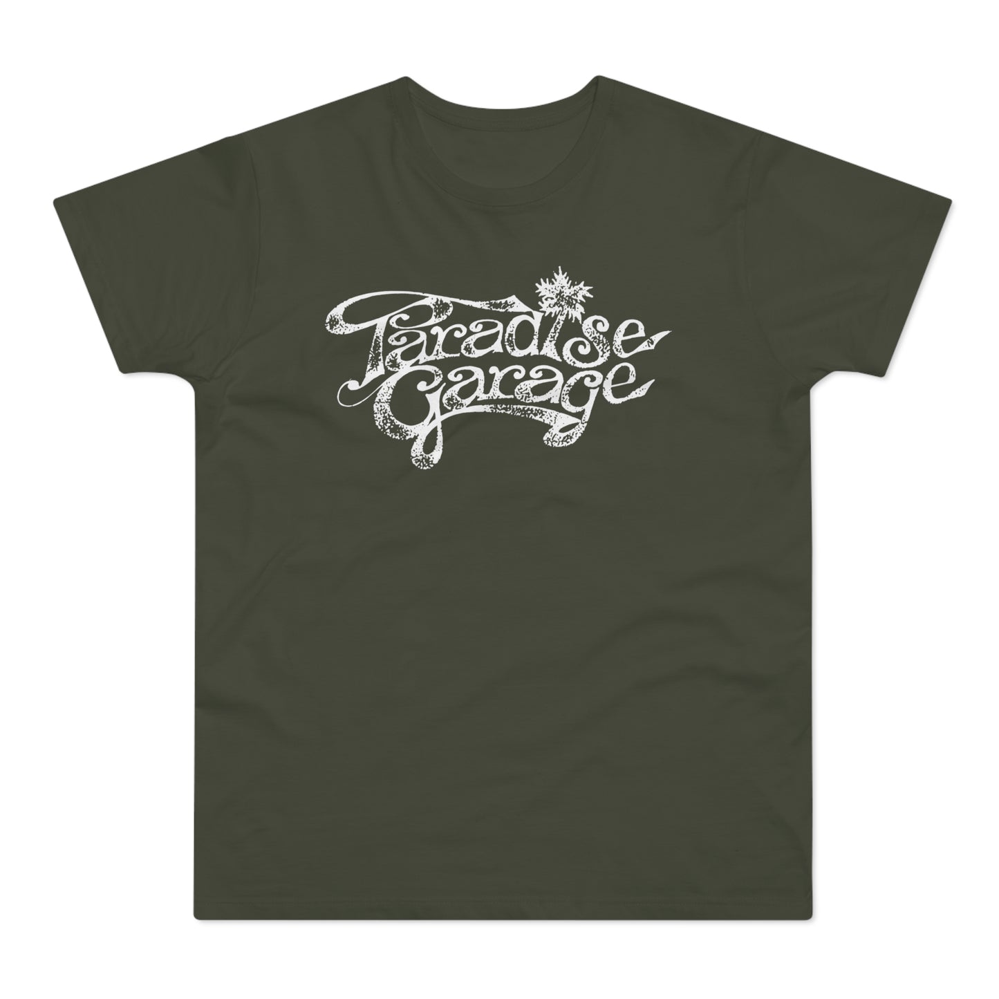 Paradise Garage T Shirt (Poids Standard) Imprimé Vieilli