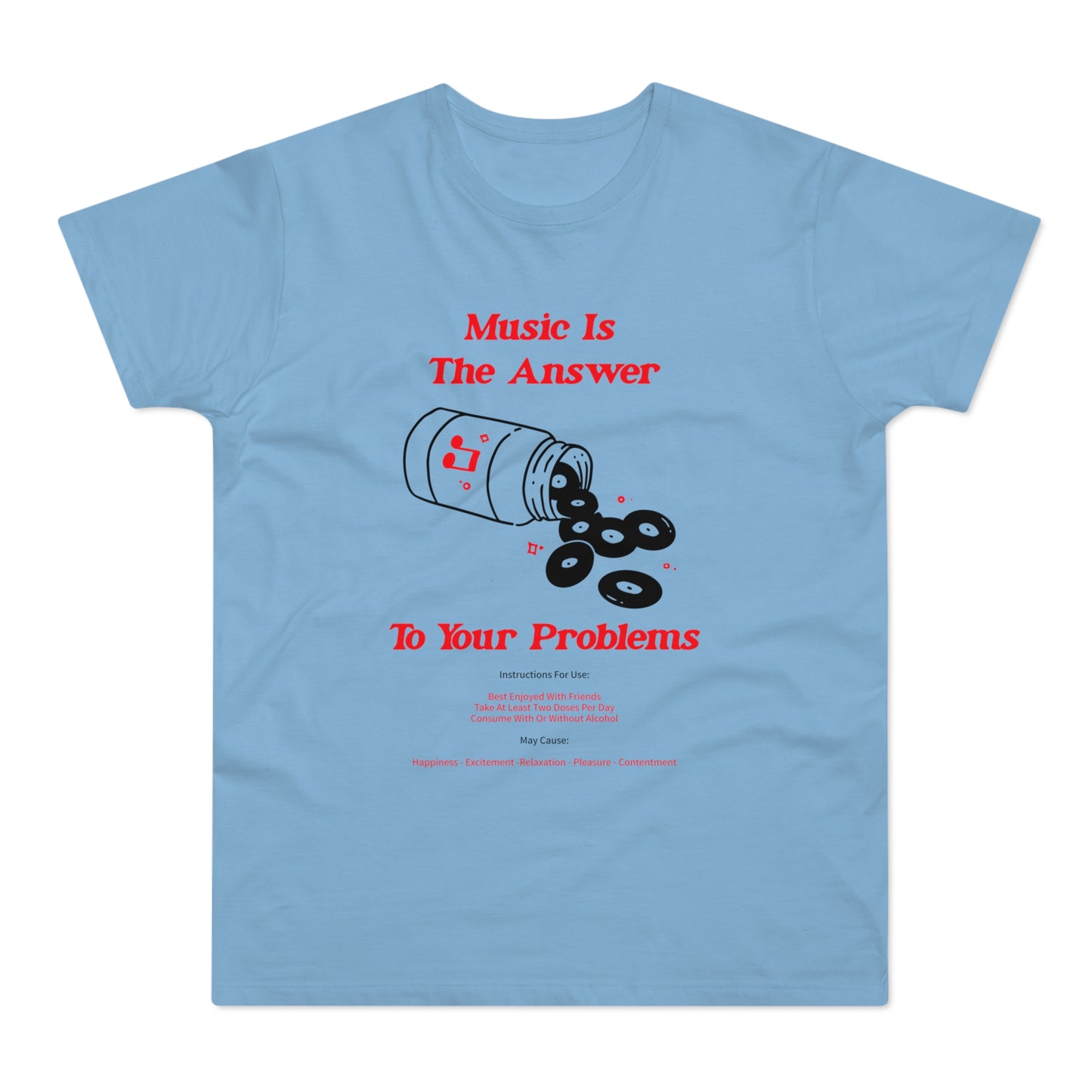 Music Is The Answer T Shirt (Poids Standard)