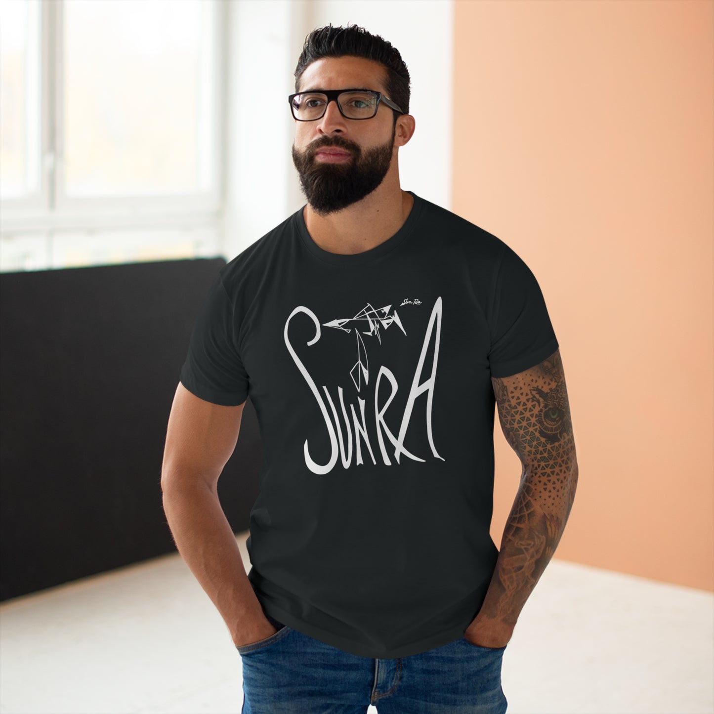 Sun Ra T Shirt (Poids Standard) Design 2