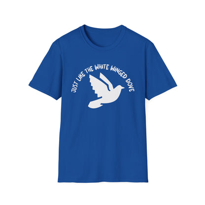White Winged Dove Stevie Nicks T Shirt (L) - DEADSTOCK - NUR NOCH 1 STÜCK - 50 % RABATT