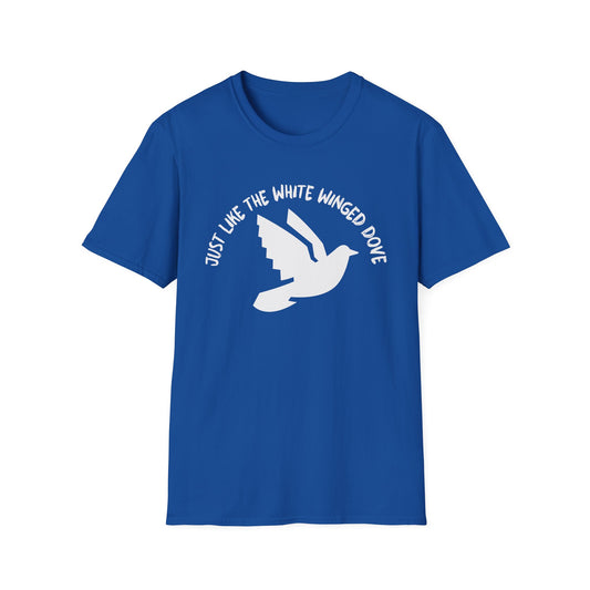 White Winged Dove Stevie Nicks T Shirt (L) - DEADSTOCK - NUR NOCH 1 STÜCK - 50 % RABATT